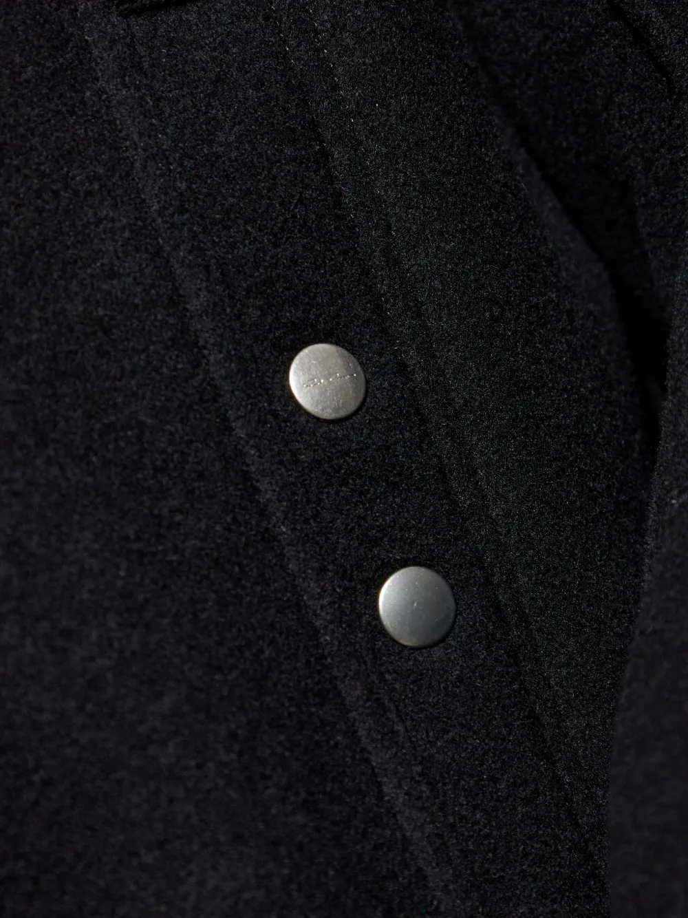 Rick Owens Structured Black Sports Jacket With Ribbed Details And Matte Finish In Black