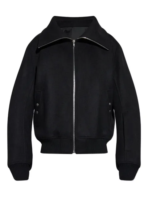 Rick Owens high-neck wool jacket