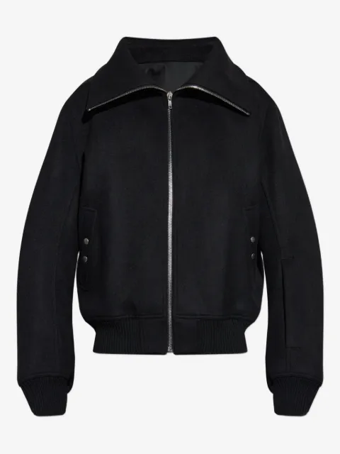Rick Owens high-neck wool jacket