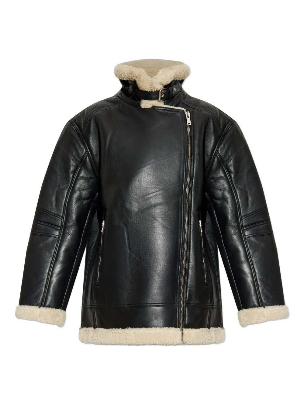 Gestuz GZShilina leather jacket | Black | Image 1