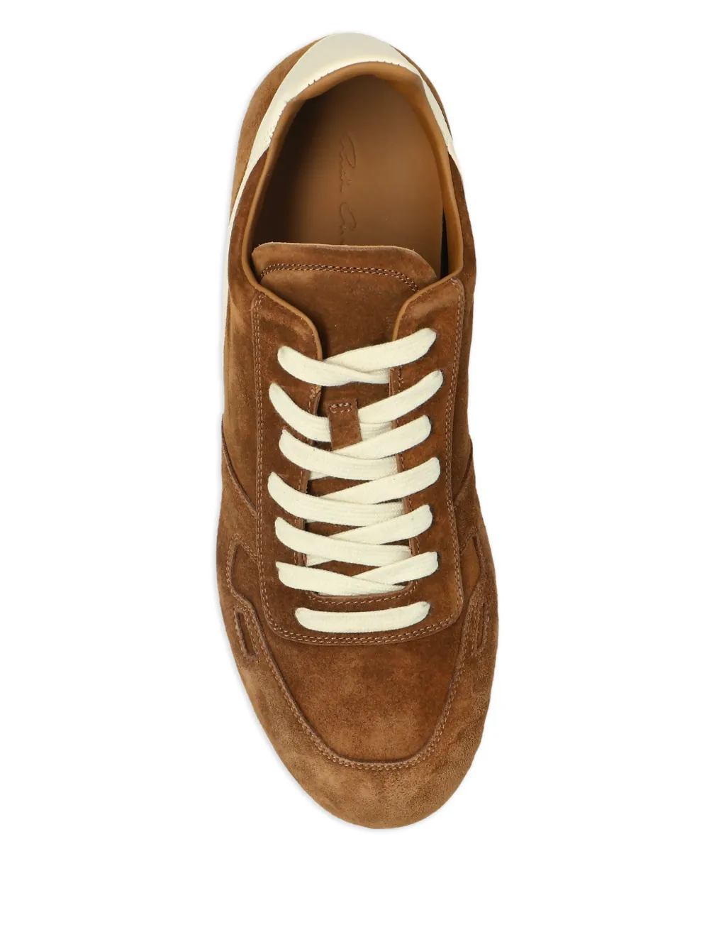 Rick Owens Minimal Sneak sneakers met suède vlak Bruin