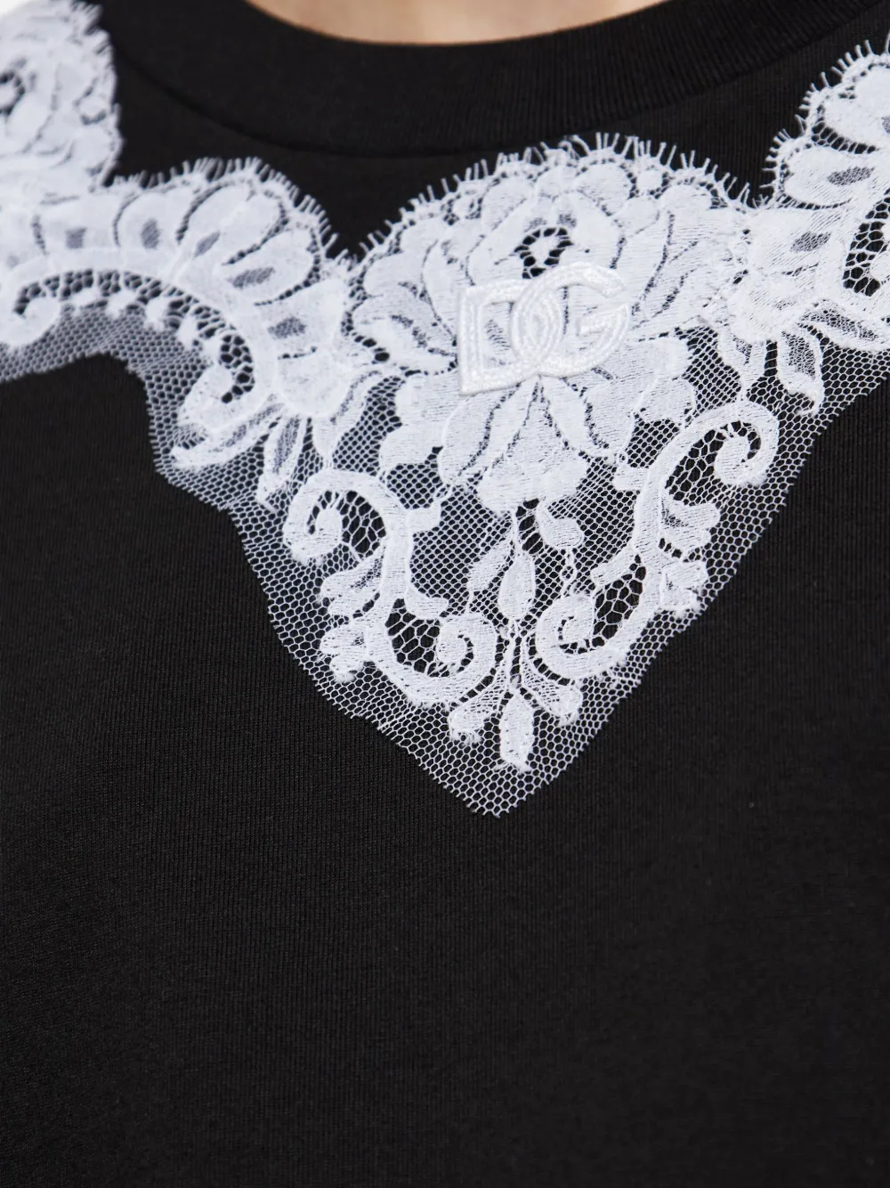 Dolce & Gabbana Blouse met kant Blauw