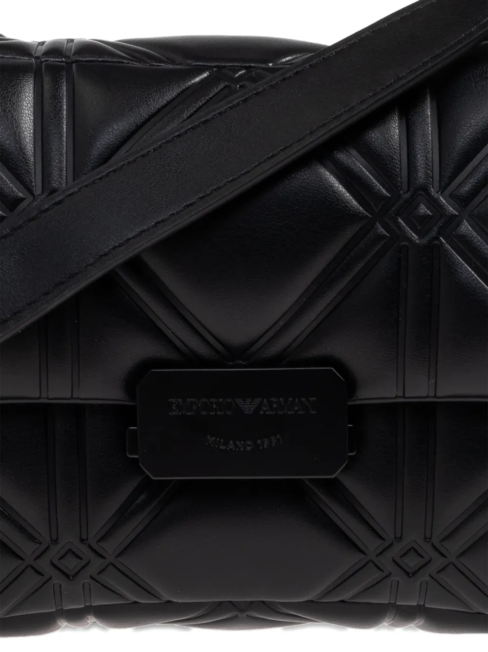 Emporio Armani Gewatteerde shopper Zwart