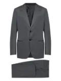 Giorgio Armani single-breasted wool suit - Grey