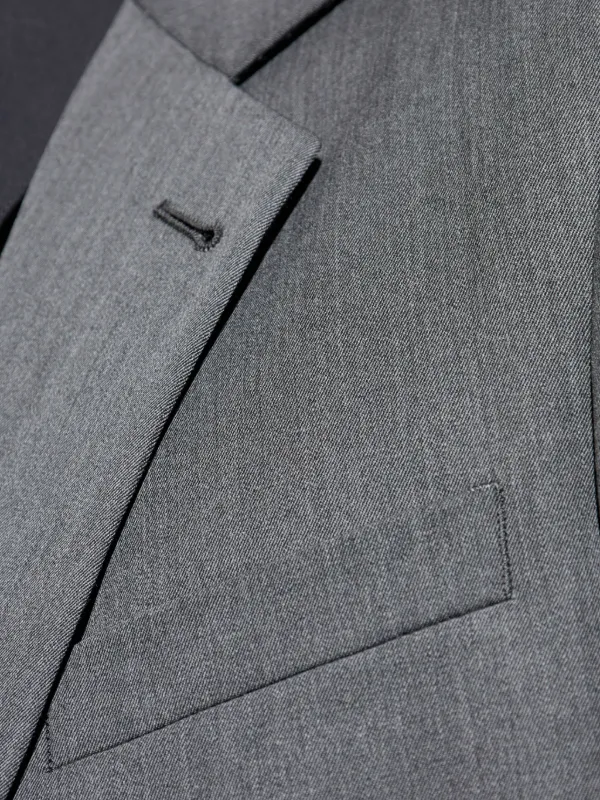 Giorgio Armani single-breasted Wool Suit | Grey | FARFETCH