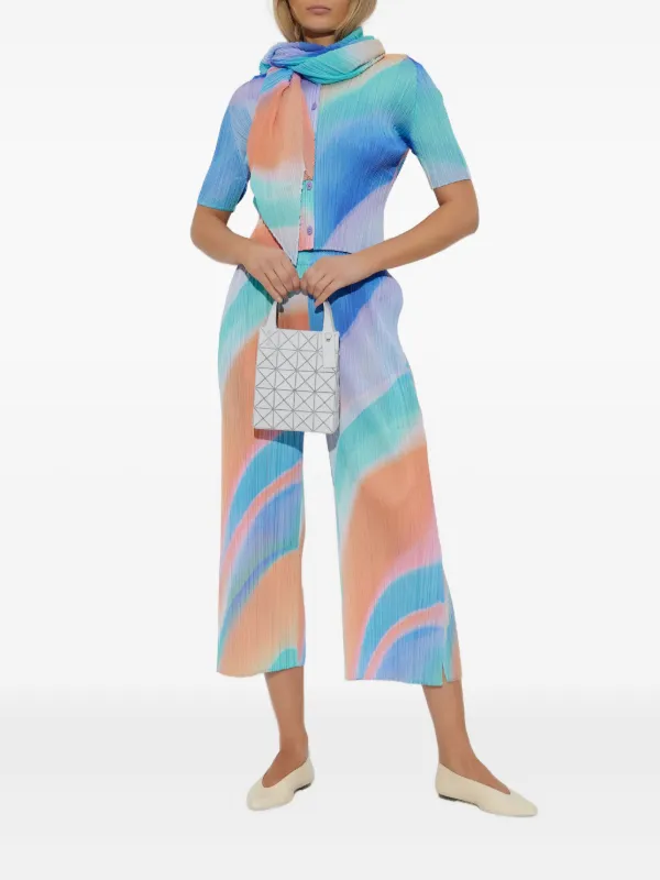 Pleats Please Issey Miyake プリーツ パンツ | ブルー | FARFETCH JP