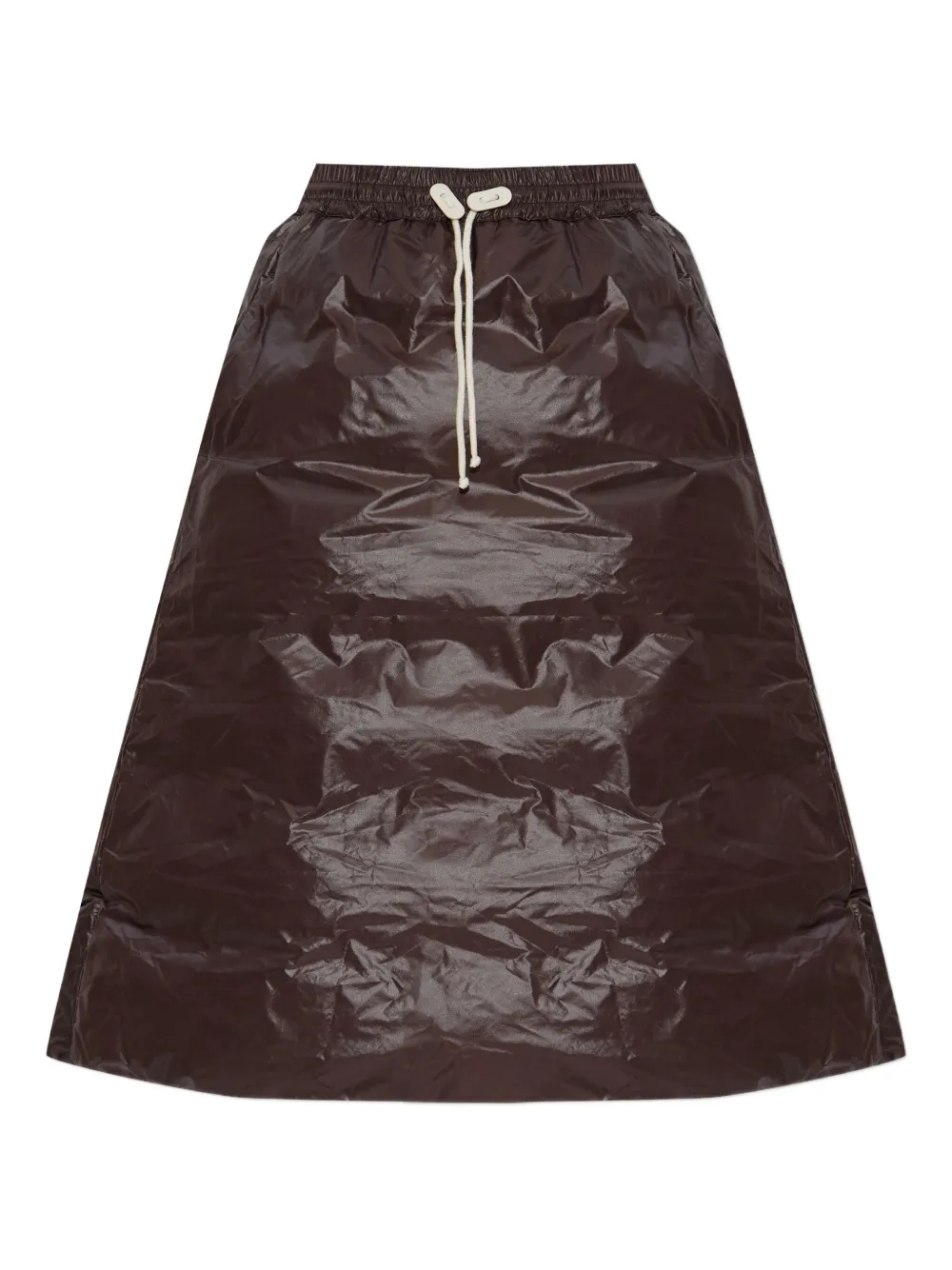 JIL SANDER+ drawstring padded midi skirt | Red | Image 1