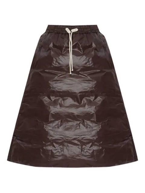 JIL SANDER+ drawstring padded midi skirt