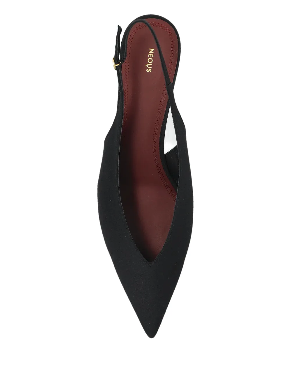 NEOUS Diske slingback pointed-toe pumps Black