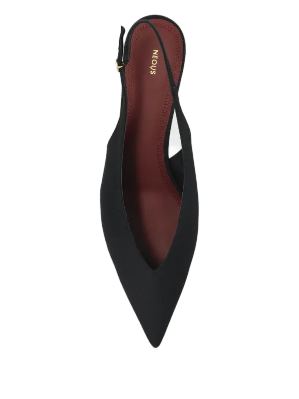 NEOUS Diske Slingback pointed-toe Pumps | Black | FARFETCH
