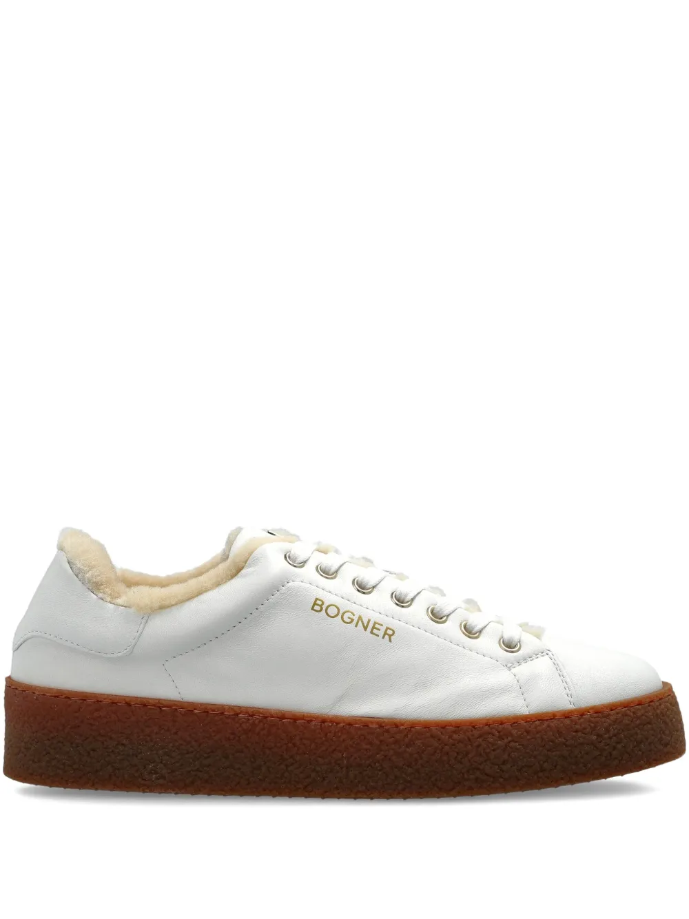 BOGNER Lucerne shearling-lined sneakers White