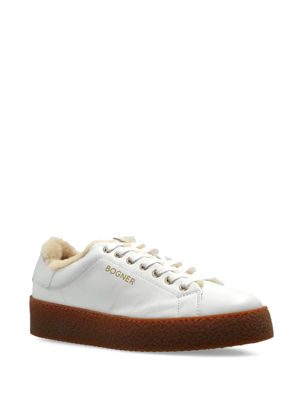 BOGNER Lucerne sneakers met lammy voering - Wit