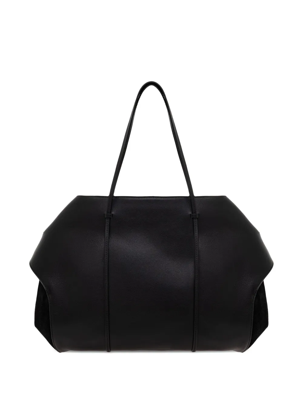 Neous Berenices Suede Tote Bag In Black