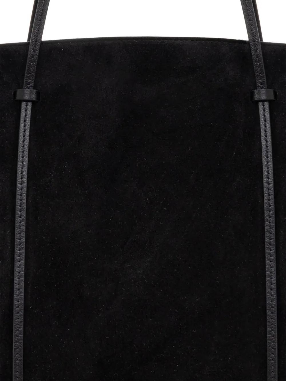 Neous Berenices Suede Tote Bag In Black