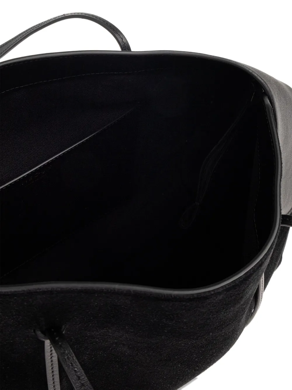 Neous Berenices Suede Tote Bag In Black
