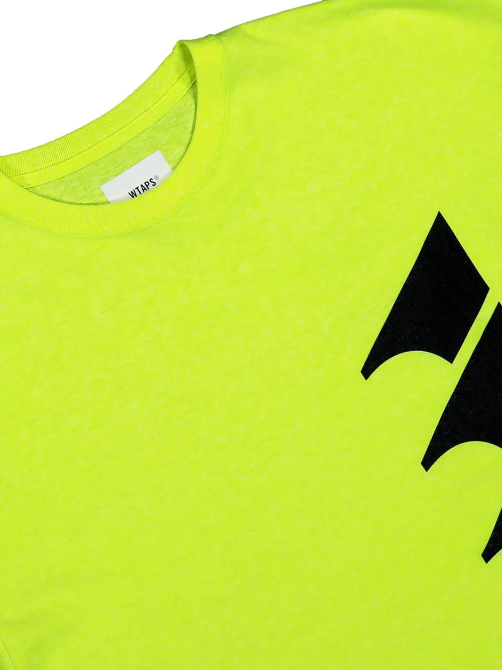 Wtaps Wound / Ls / Ctpl Graphic-print T-shirt In Yellow