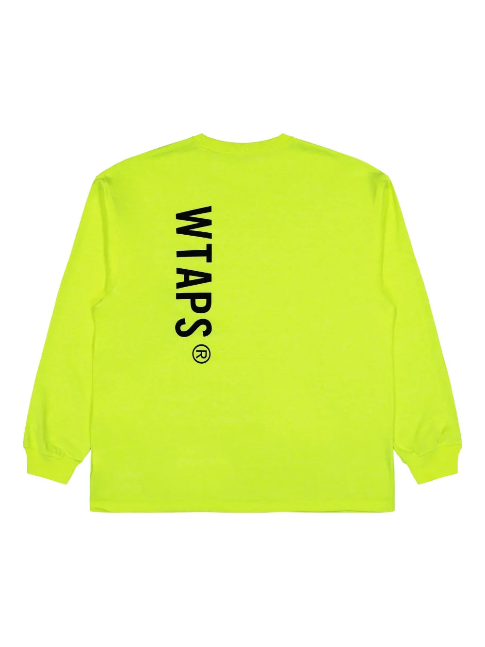 WTAPS Wound / LS / CTPL graphic-print T-shirt - Geel