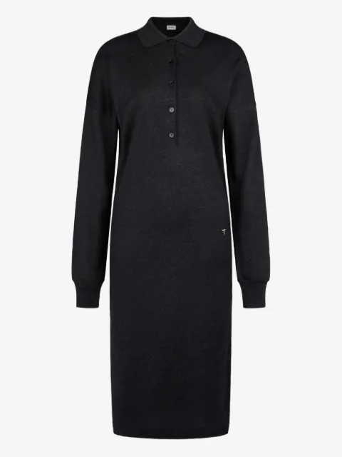 Tod's vestido midi con cuello de playera tipo polo