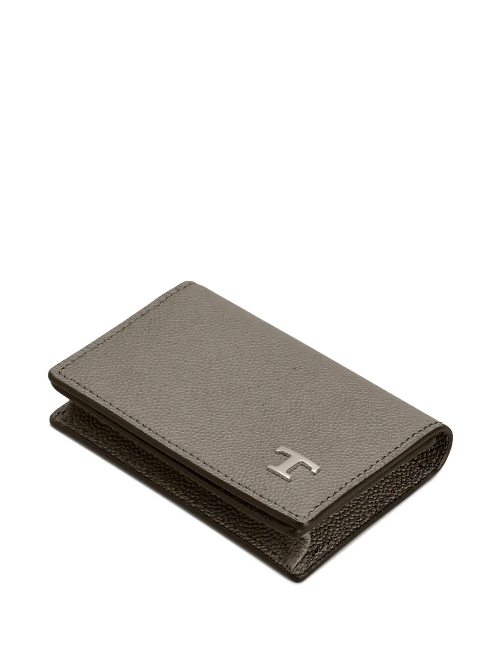 Tod's Logo-plaque Cardholder In Brown