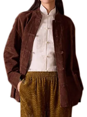 SHANGHAI TANG シャンハイタン 上海灘 レザージャケット チャイナ Shanghai Tang シャンハイタン 上海灘 チャイナ服 カンフー