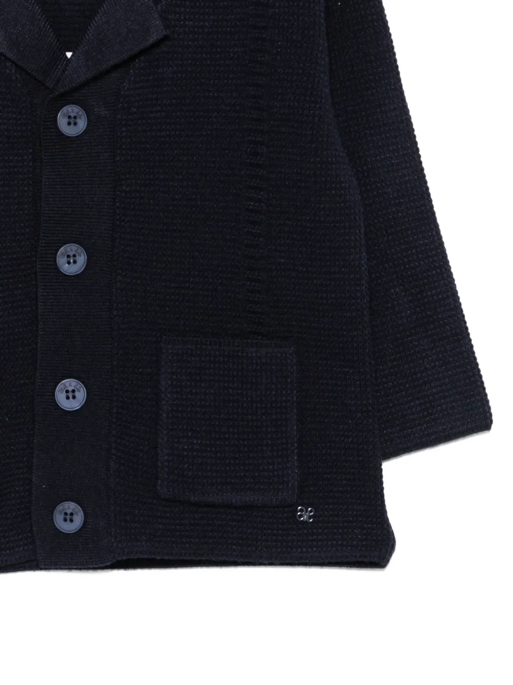  Abel & Lula Knitted Blazer - Blue 