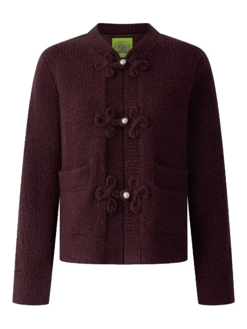Shanghai Tang knot-detail cardigan