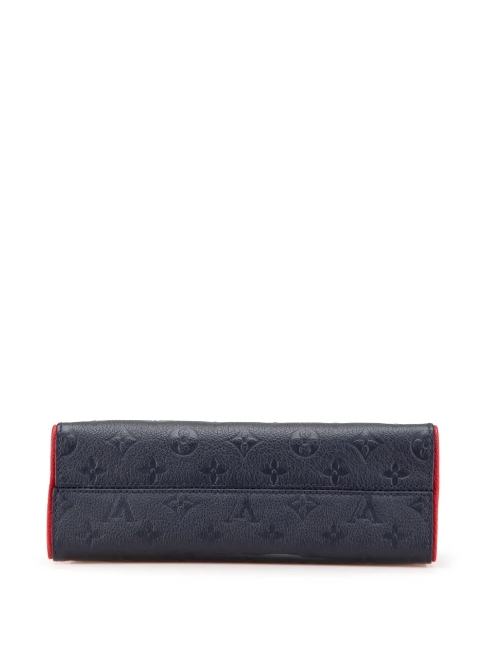 Pre-owned Louis Vuitton 2018 Monogram Empreinte Saint Sulpice Pm Shoulder Bag In Blue