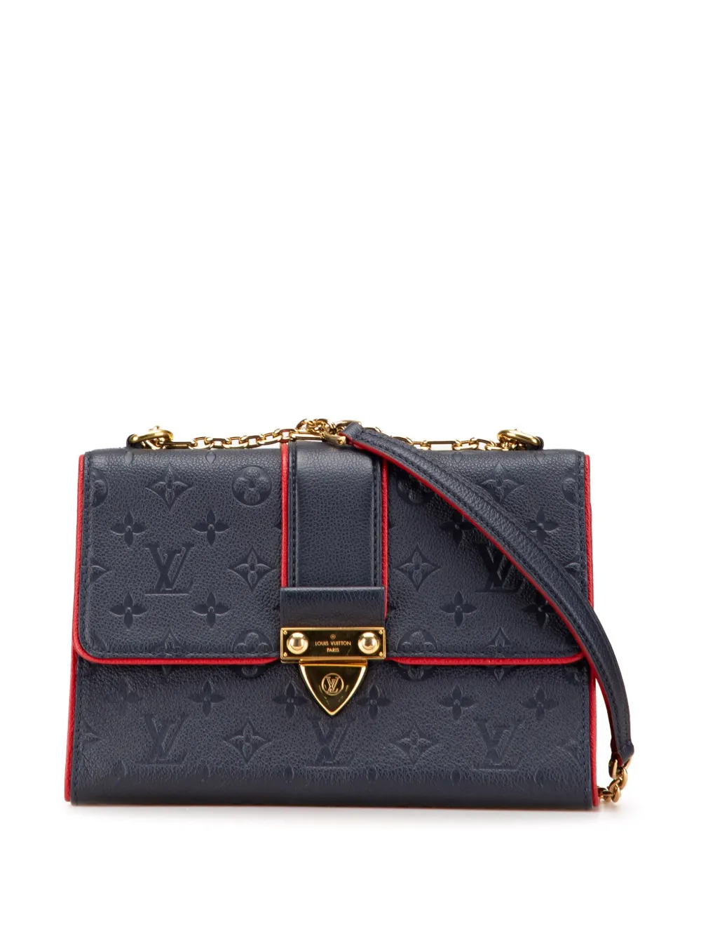 Louis Vuitton Pre-Owned 2018 モノグラム アンプラント サンシュルピス PM ショルダーバッグ - ブルー Louis Vuitton Pre-Owned 2018 モノグラム アンプラント サンシュルピス PM ショルダーバッグ - ブルー