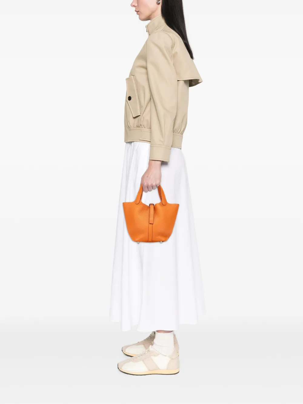 Hermès Pre-Owned 2007 Clemence Picotin 18 handbag | Pre-Owned | Image 2