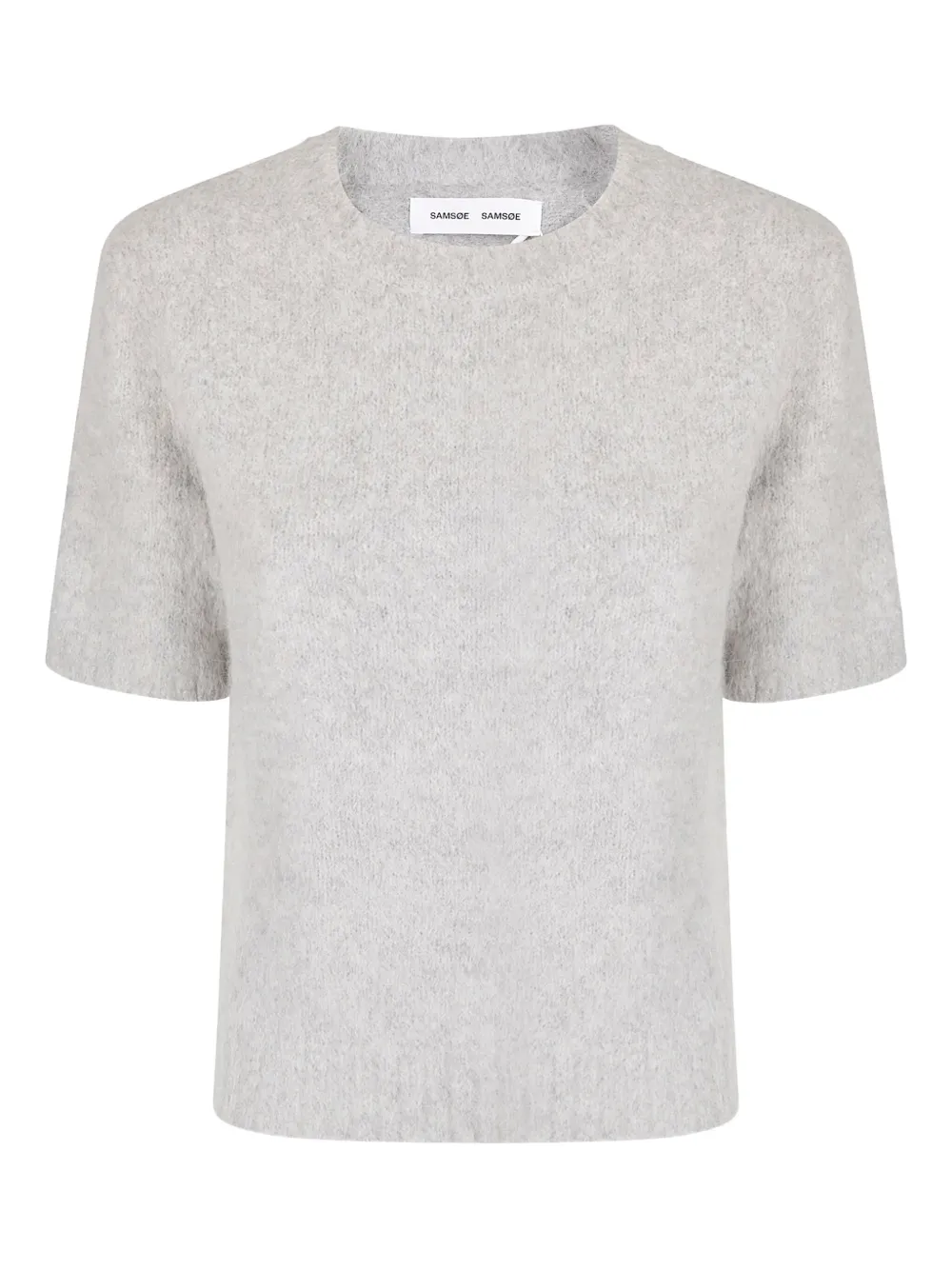 SAMSOE SAMSOE Sajeanne knitted top | Grey | Image 1