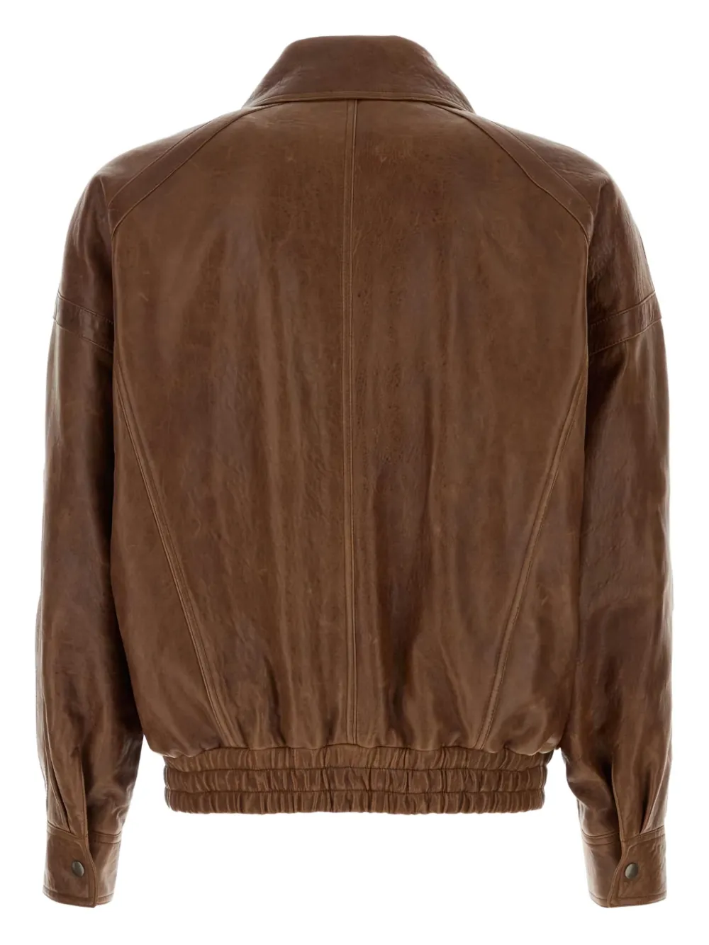 Saint Laurent double-breasted pocket-leather jacket | Leather Jackets | Image 2