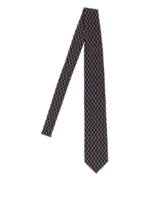 Brioni paisley jacquard tie