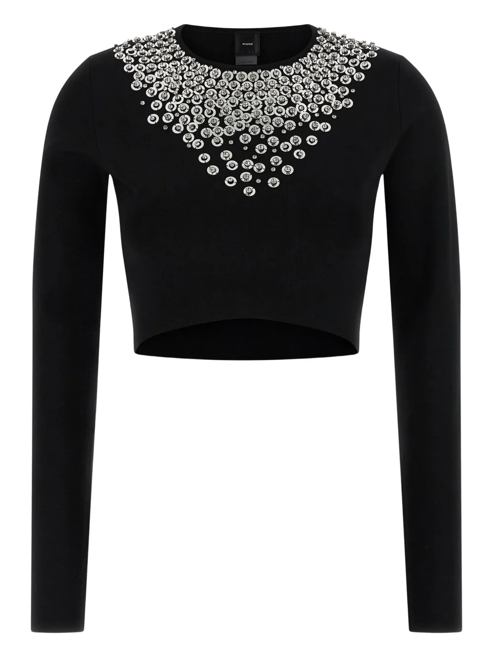 PINKO crystal-embellished sweater | Black | Image 1