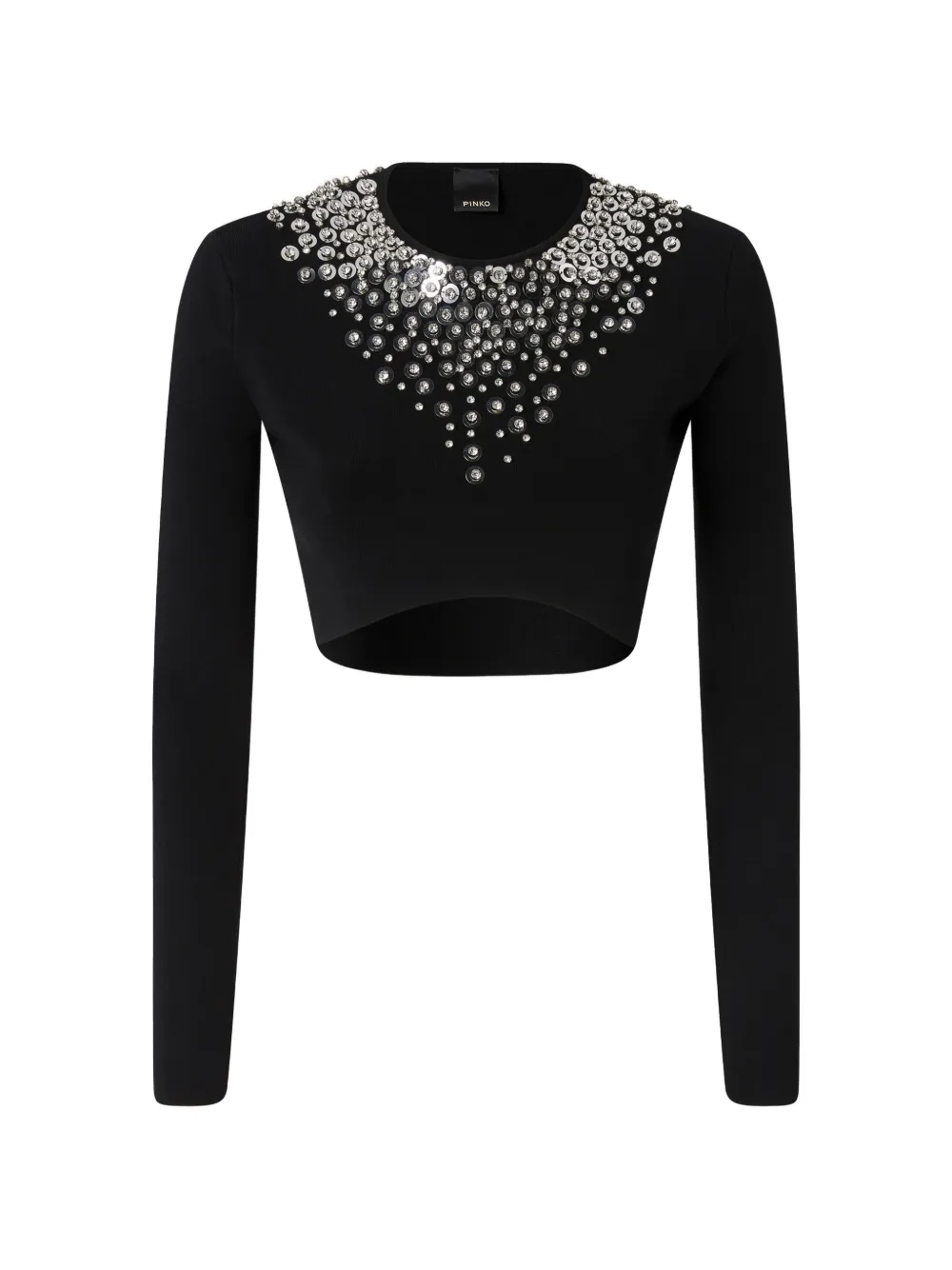 PINKO crystal-embellished sweater - Nero