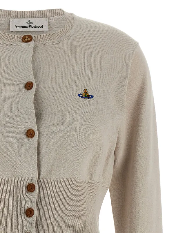 Vivienne Westwood クロップド カーディガン | ニュートラル | FARFETCH JP