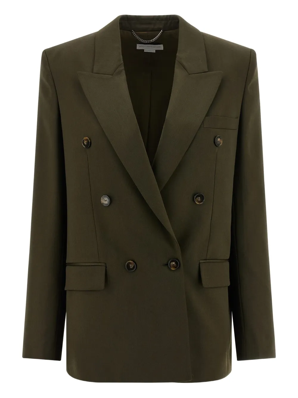 Stella McCartney double-breasted blazer | Green | Image 1