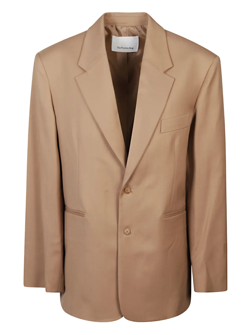 The Frankie Shop wrap-front blazer | Neutrals | Image 1