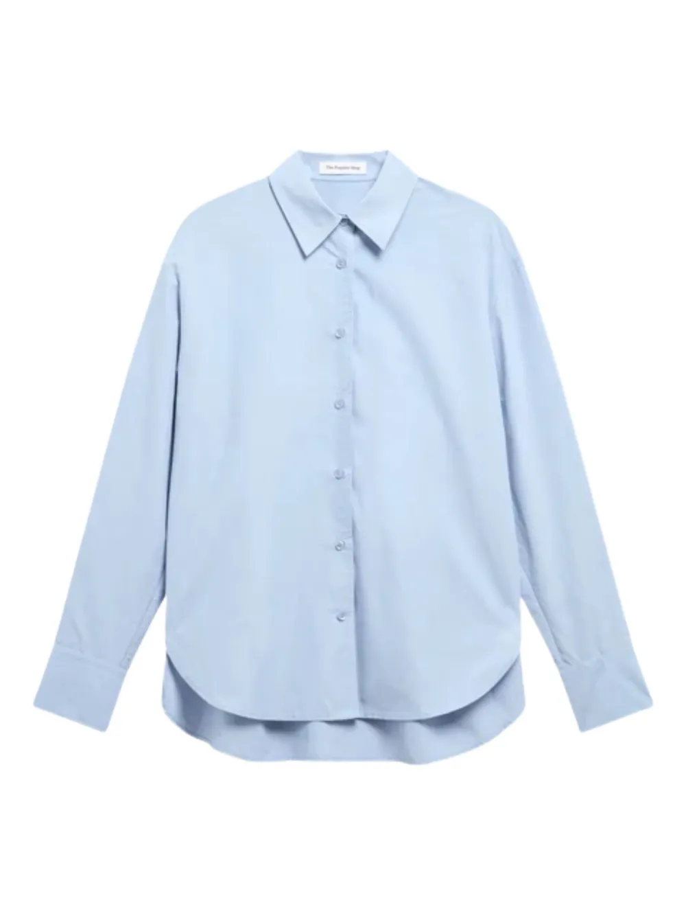 The Frankie Shop Ornella side-button shirt | Blue | Image 1
