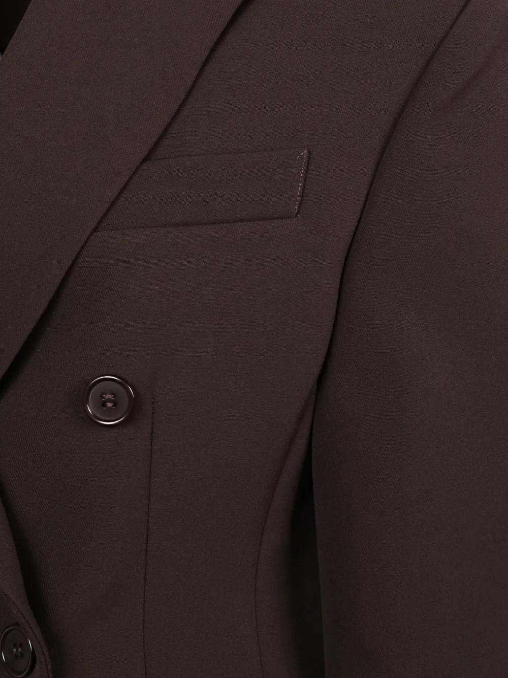 The Frankie Shop Blazer met dubbele rij knopen Bruin