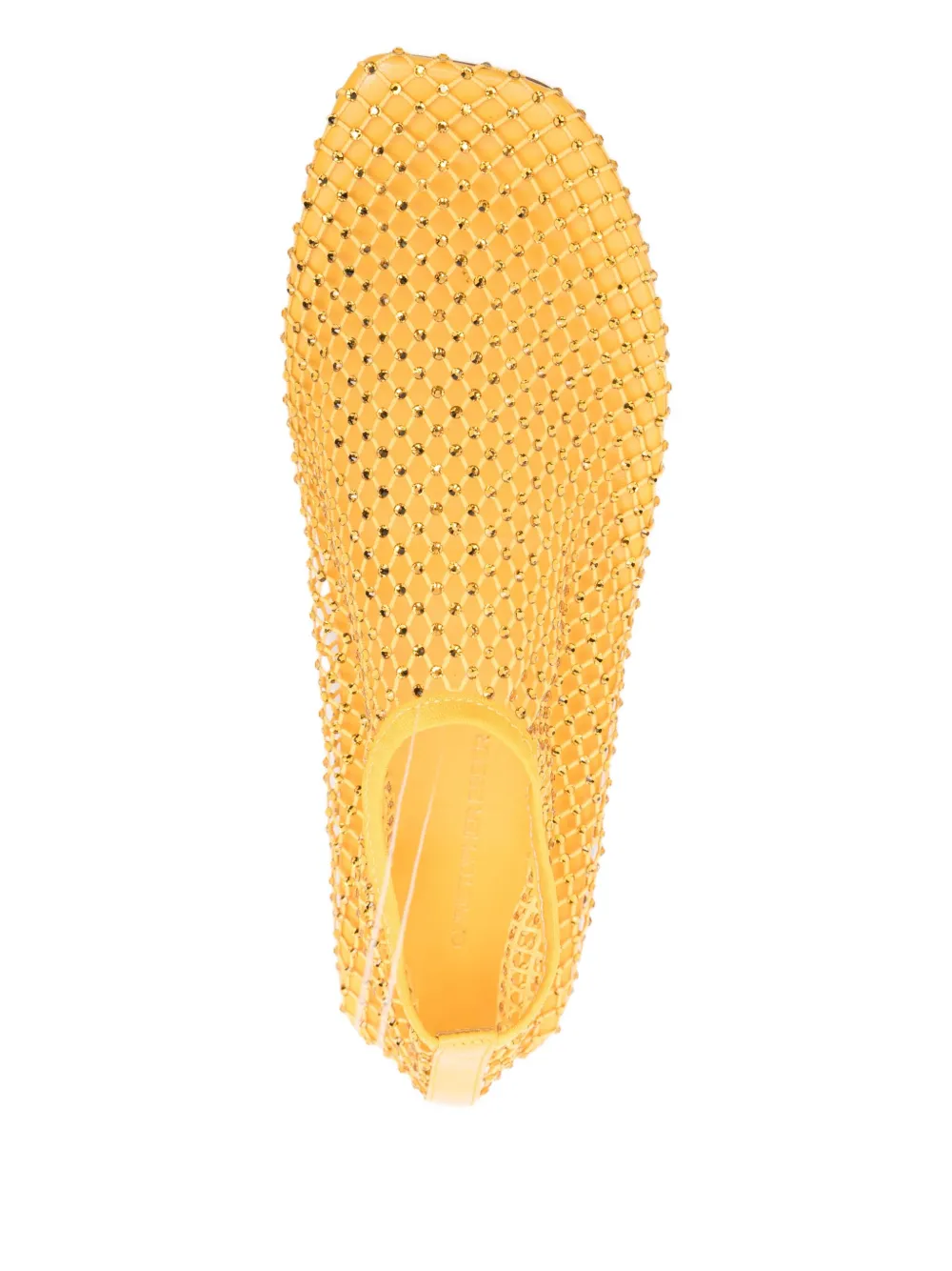 Christopher Esber Crystal-embellished Ballet Flats In Gold