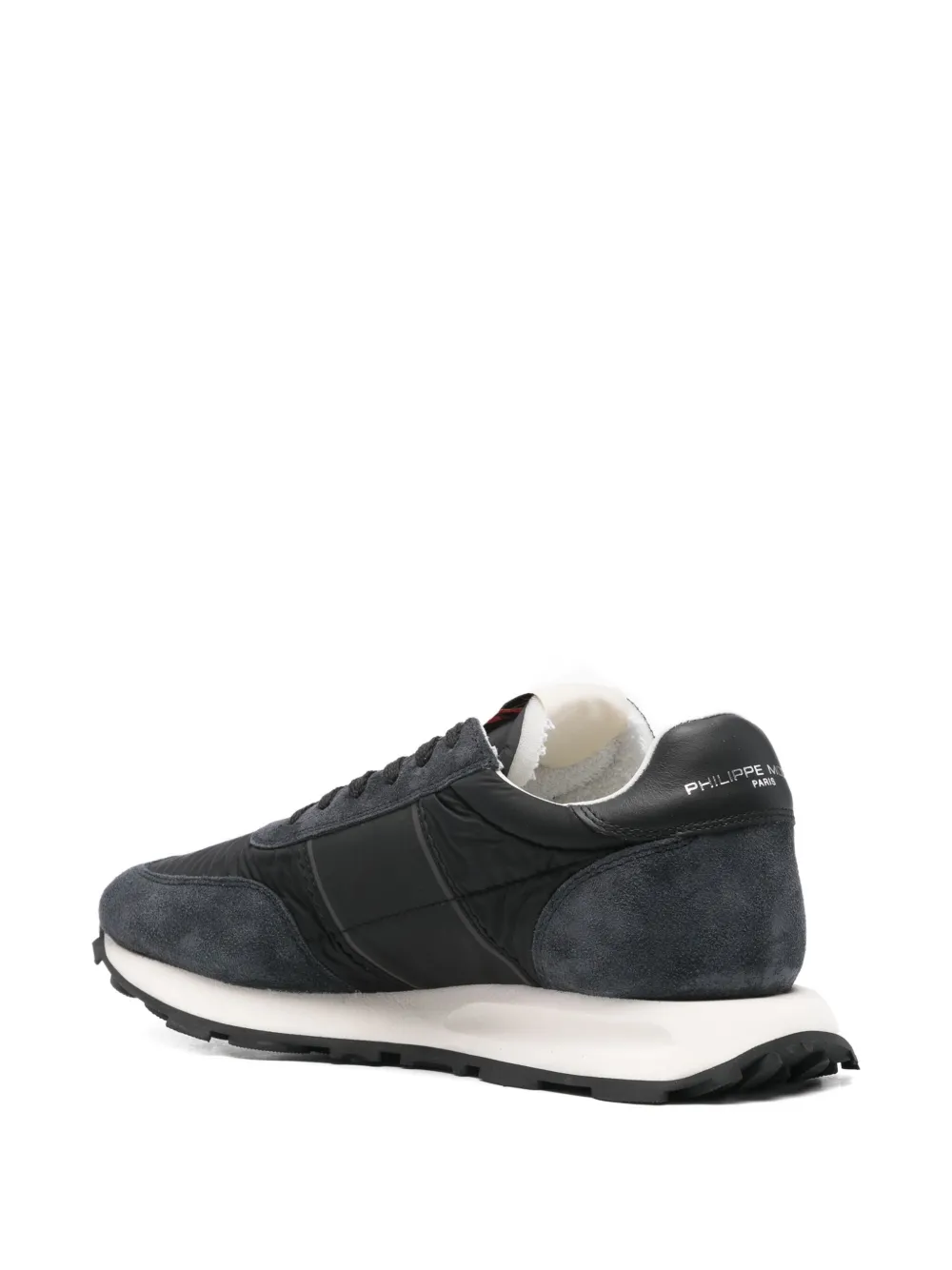 Philippe Model Suede-panelled Sneakers In Blue
