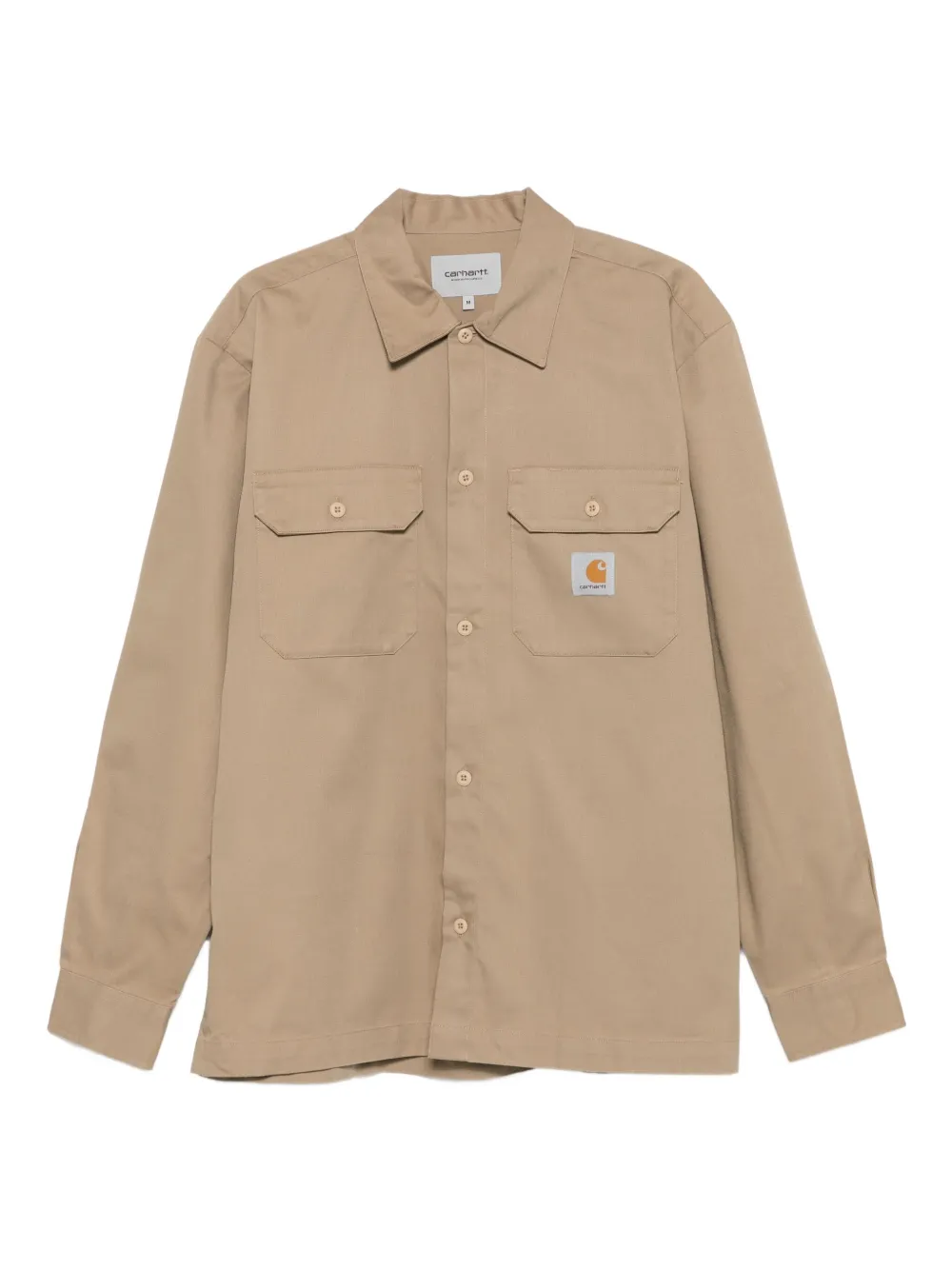 Carhartt WIP logo-patch shirt | Neutrals | Image 1