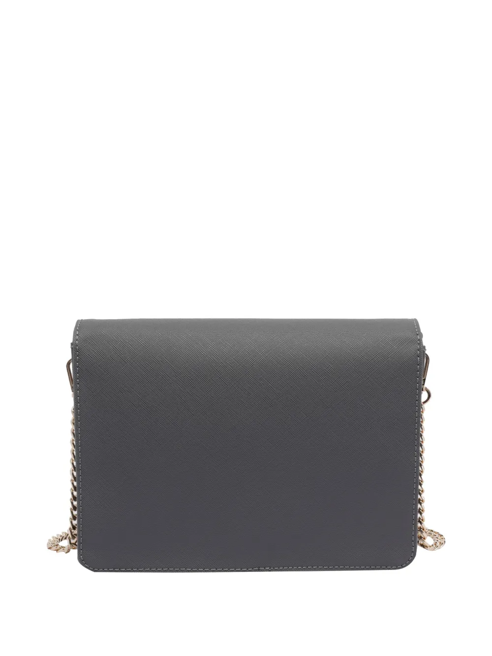 Liu •jo Logo Chain Shoulder Bag In Black