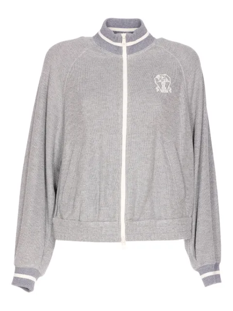 Brunello Cucinelli embroideed-logo sweatshirt