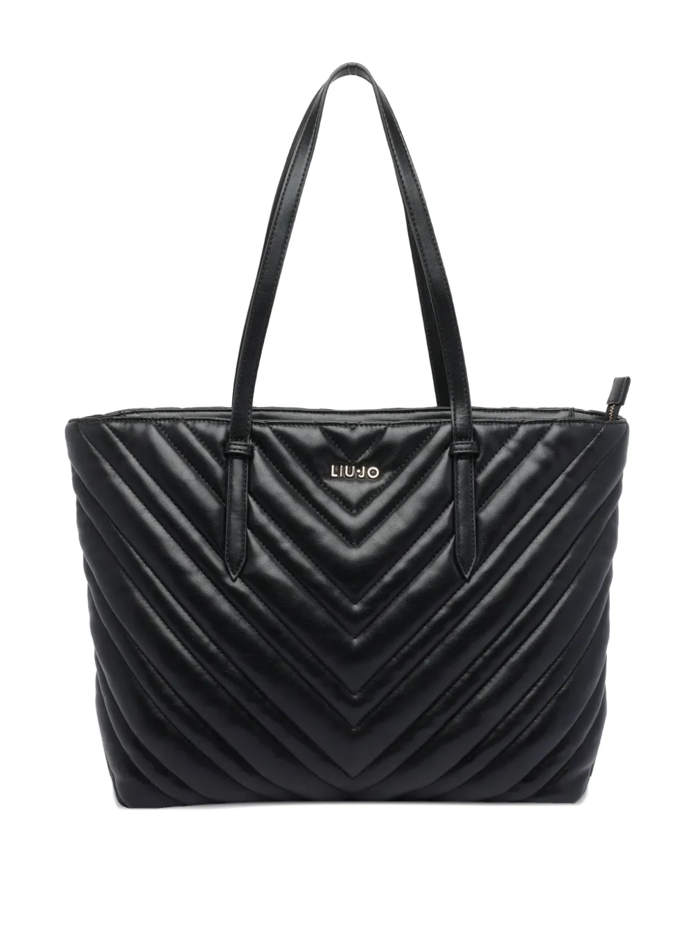 LIU JO quilted tote bag | Black | Image 1