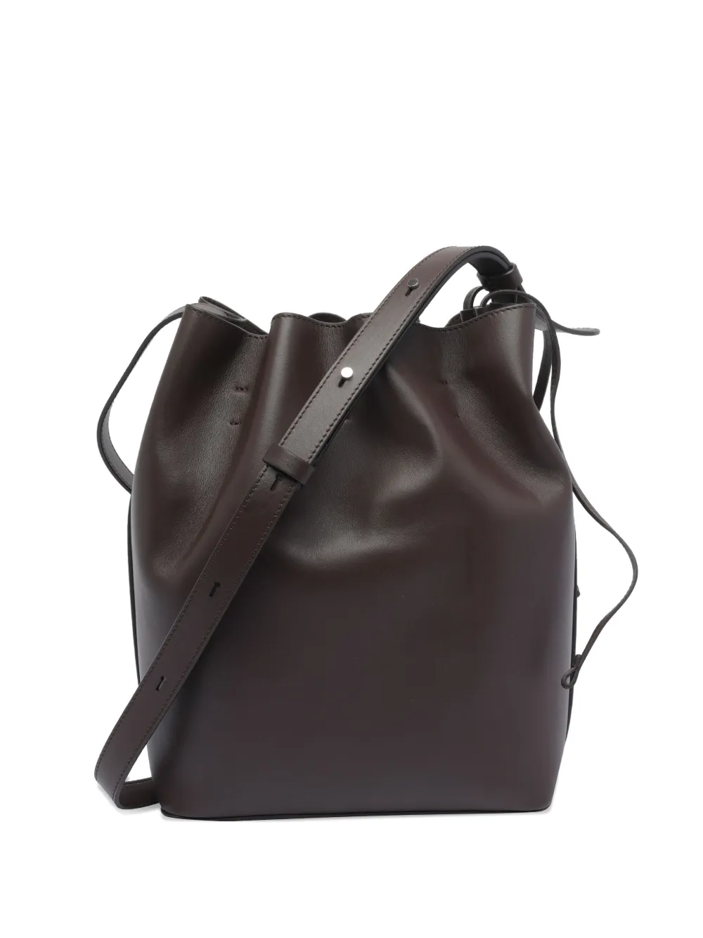 Aesther Ekme drawstring leather bucket bag | Brown | Image 1