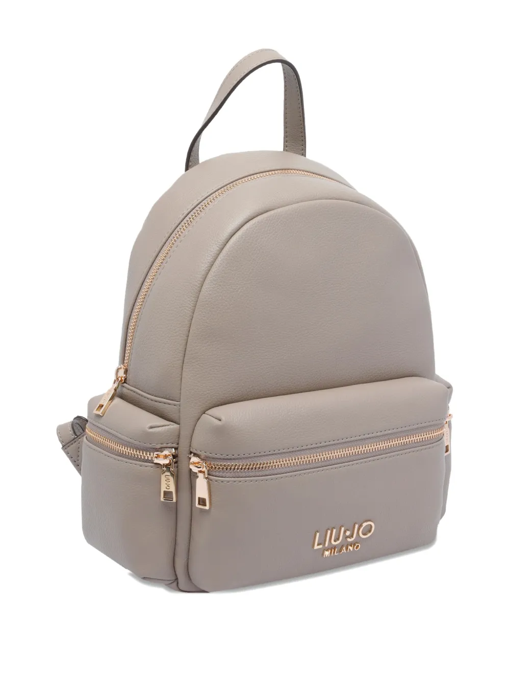 Liu •jo Versatile Backpack Featuring Multiple Pockets In Neutral