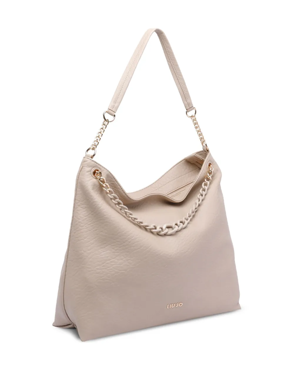 LIU JO Shopper met ketting Beige