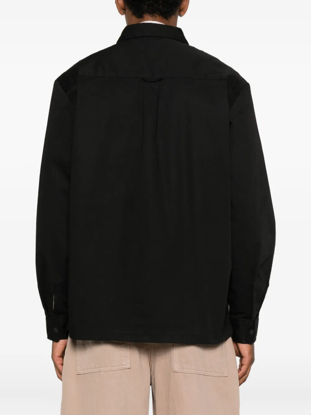 Carhartt WIP Overhemd met logopatch Zwart