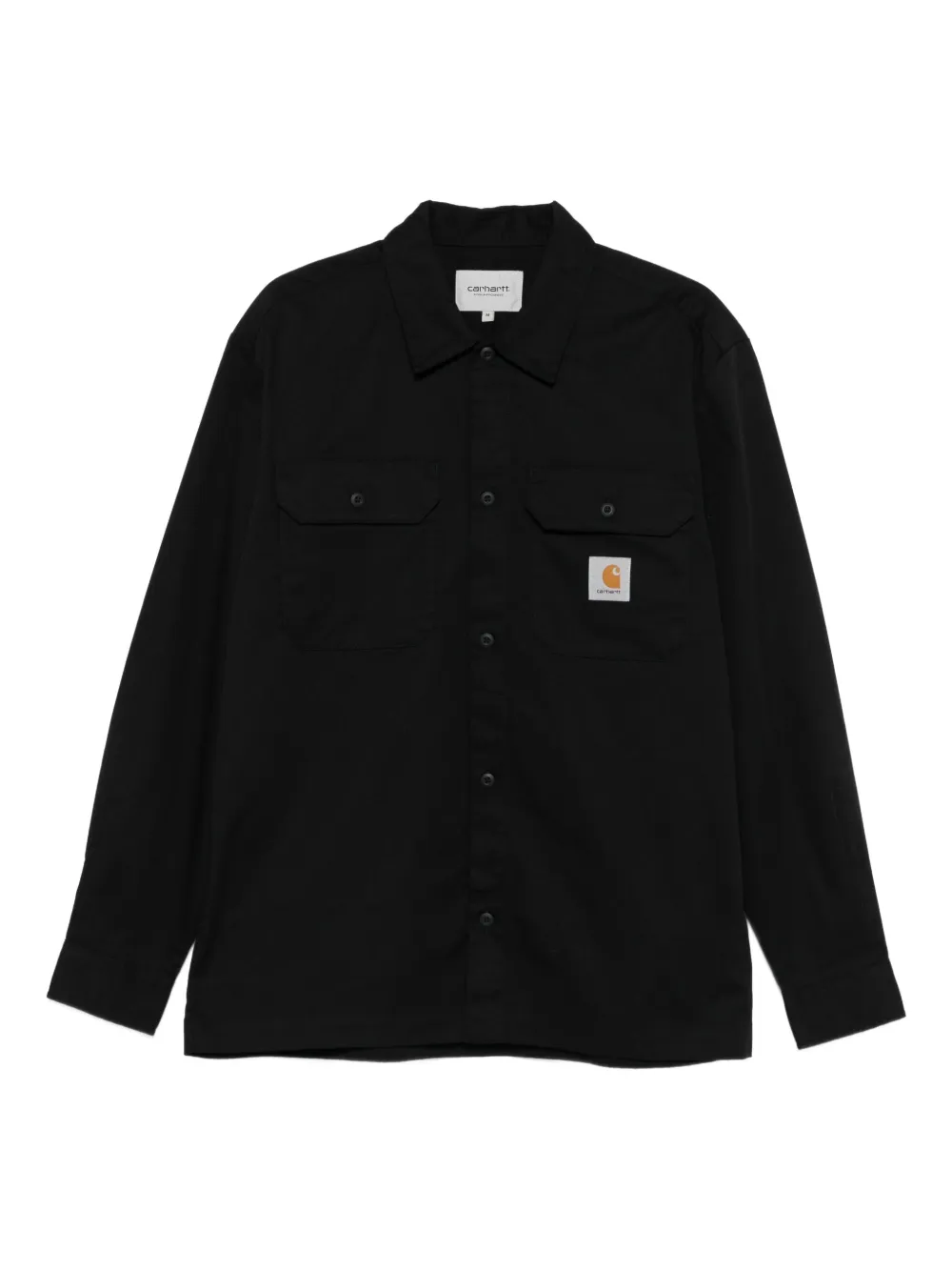 Carhartt WIP logo-patch shirt | Black | Image 1